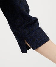 GDEGD84630 Sybilla(シビラ) フラワー総刺繍ドレス ネイビー