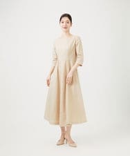 GDEGD84630 Sybilla(シビラ) フラワー総刺繍ドレス ベージュ