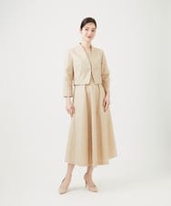 GDEGD84630 Sybilla(シビラ) フラワー総刺繍ドレス ベージュ