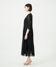 GDEGF21700 Sybilla(シビラ) パイピングフォルムドレス ブラック