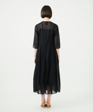 GDEGF21700 Sybilla(シビラ) パイピングフォルムドレス ブラック