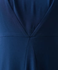 GDEGT31590 Sybilla(シビラ) 【SYBILLA DRESS】タックデザインフレアドレス ネイビー