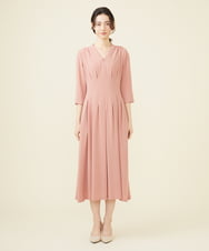 GDEGV22420 Sybilla(シビラ) タッキングデザインドレス ピンク