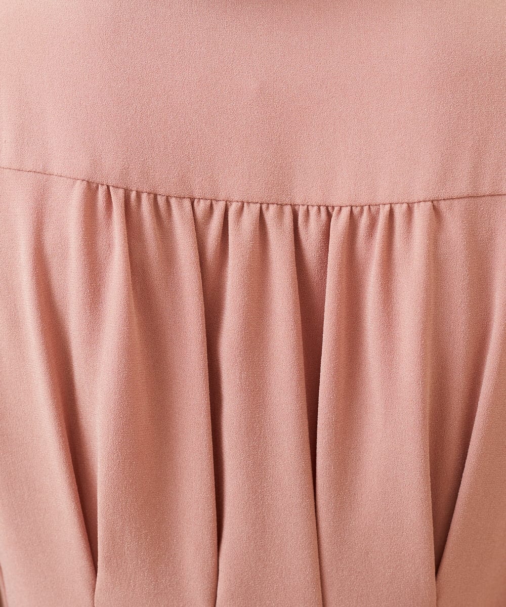 GDEGV22420 Sybilla(シビラ) タッキングデザインドレス（七分袖） ピンク
