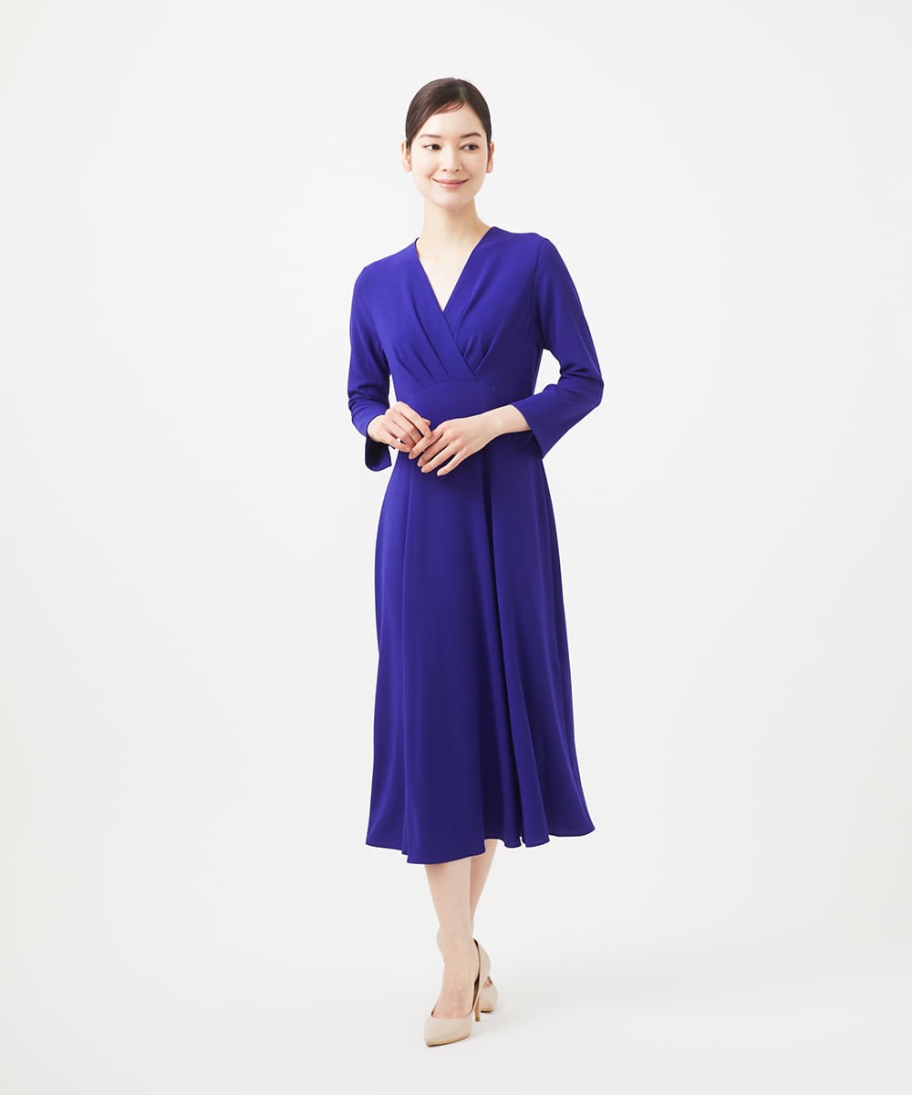 GDEHB85600 Sybilla ハイウエストカシュクールドレス