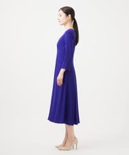 GDEHB85600 Sybilla(シビラ) ハイウエストカシュクールドレス ブルー