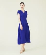 GDEJP21390 Sybilla(シビラ) 【ドラマ着用】タッキングデザインドレス ブルー