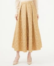 GDHAG31330 Sybilla(シビラ) フラワーフクレジャカードスカート ベージュ