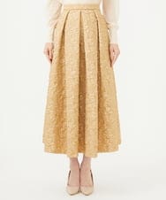 GDHAG31330 Sybilla(シビラ) フラワーフクレジャカードスカート ベージュ