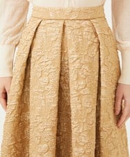 GDHAG31330 Sybilla(シビラ) フラワーフクレジャカードスカート ベージュ