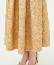 GDHAG31330 Sybilla(シビラ) フラワーフクレジャカードスカート ベージュ