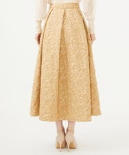 GDHAG31330 Sybilla(シビラ) フラワーフクレジャカードスカート ベージュ