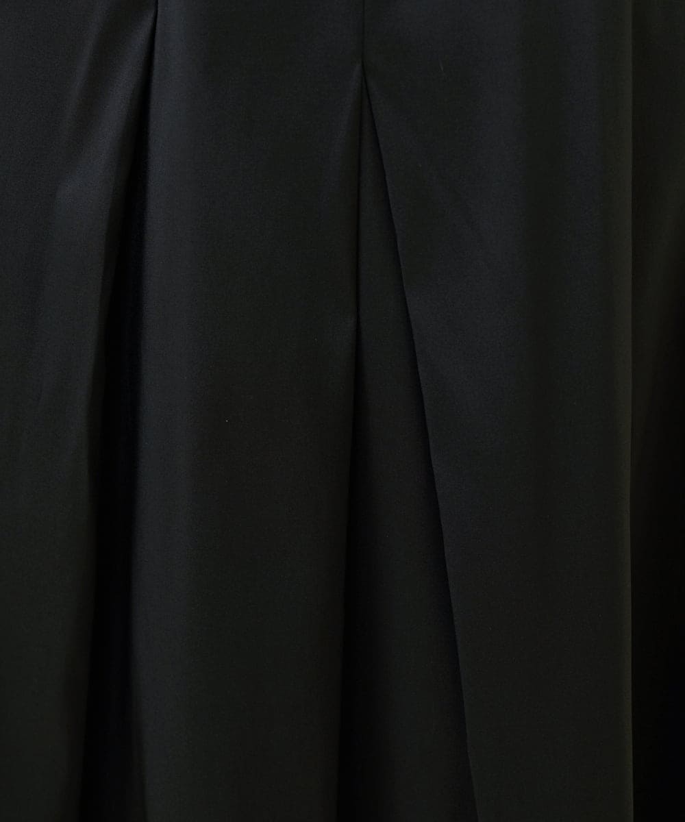 GDHJW22590 Sybilla(シビラ) シルクタフタタックスカート ブラック
