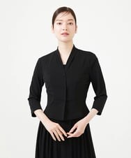 GDJAG90350 Sybilla(シビラ) ストレッチポンチジャケット ブラック