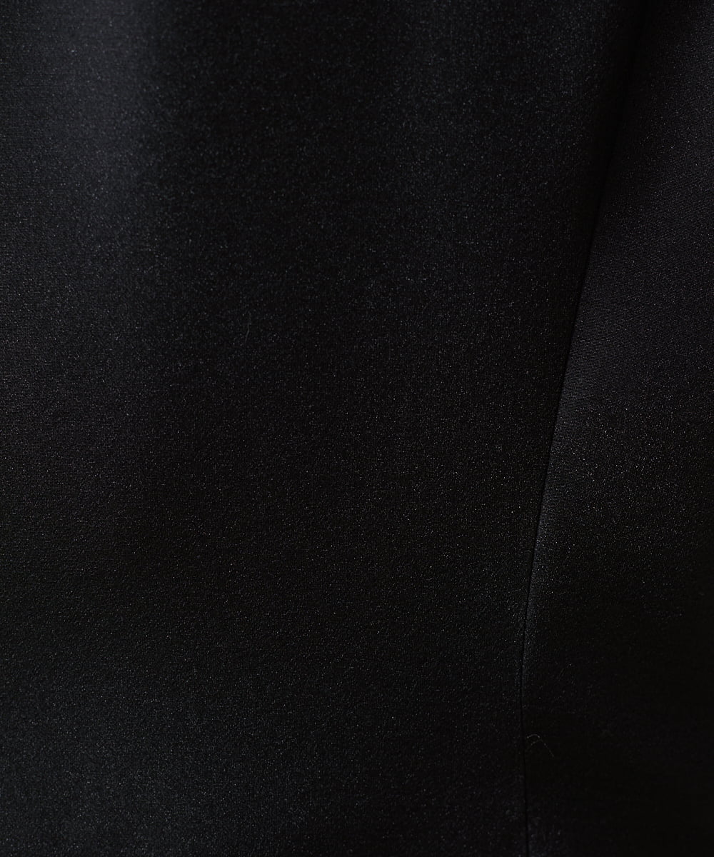 GDJET02330 Sybilla(シビラ) シャイニーオーガンジーテーラードジャケット ブラック
