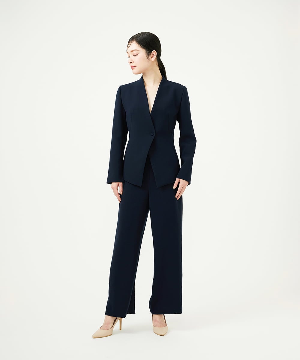 GDJGD04500 Sybilla(シビラ) Vネックジャケット ネイビー