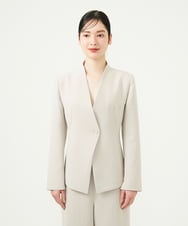 GDJGD04500 Sybilla(シビラ) Vネックジャケット グレージュ