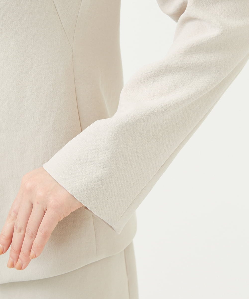 GDJGD04500 Sybilla(シビラ) Vネックジャケット グレージュ