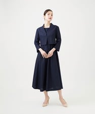 GDJGD84450 Sybilla(シビラ) フラワー総刺繡ボレロジャケット ネイビー