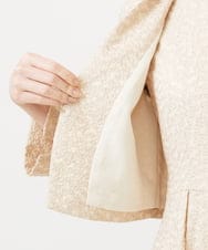 GDJGD84450 Sybilla(シビラ) フラワー総刺繡ボレロジャケット ベージュ