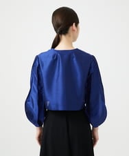 GDJGE30430 Sybilla(シビラ) デザインスリーブショートジャケット ネイビーブルー