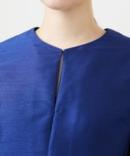 GDJGE30430 Sybilla(シビラ) デザインスリーブショートジャケット ネイビーブルー