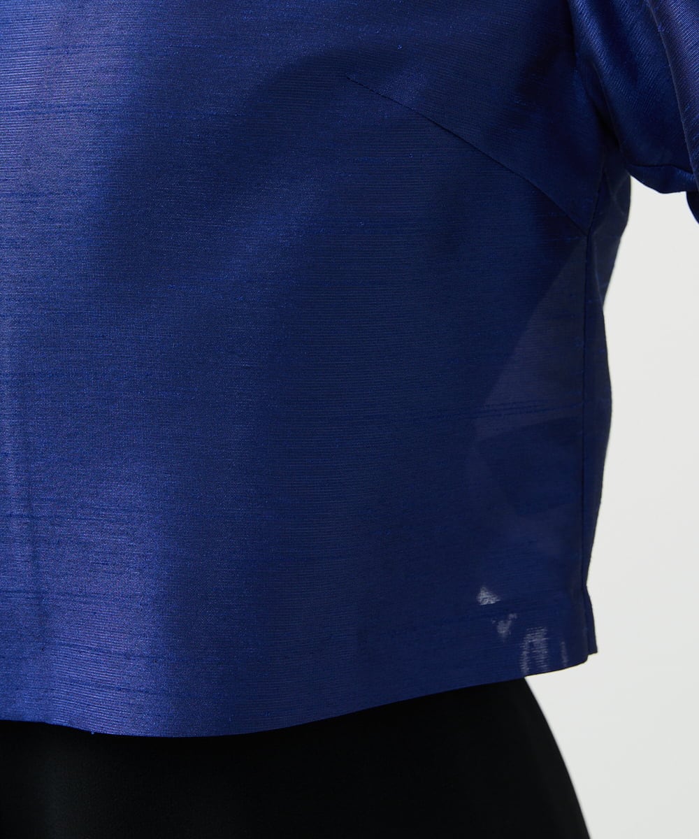 GDJGE30430 Sybilla(シビラ) デザインスリーブショートジャケット ネイビーブルー