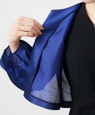 GDJGE30430 Sybilla(シビラ) デザインスリーブショートジャケット ネイビーブルー