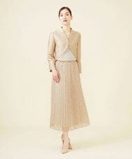 GDJJW02390 Sybilla(シビラ) ショートボレロジャケット ベージュ