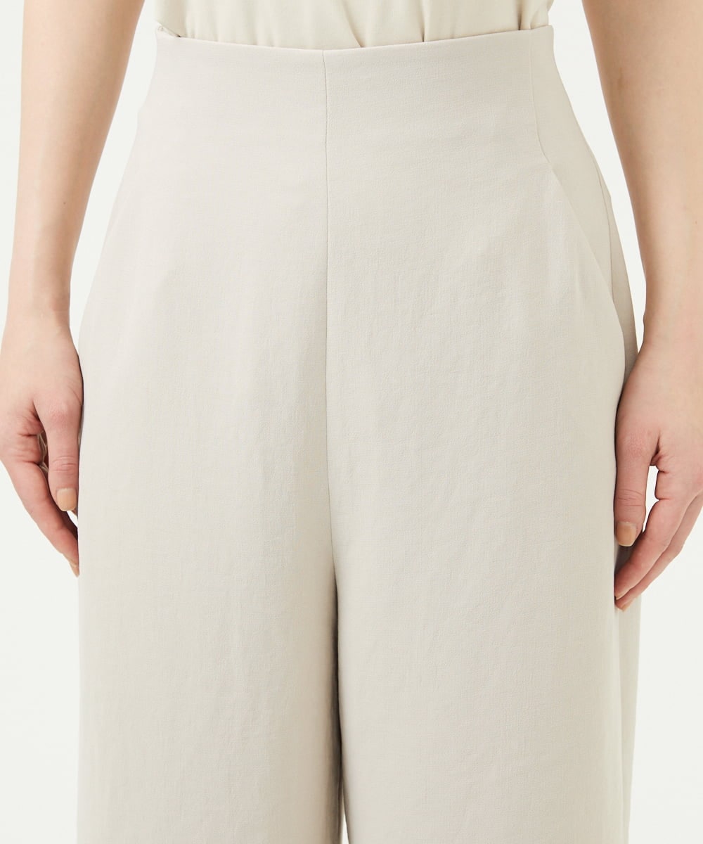 GDLGD04360 Sybilla(シビラ) ハイウエストストレートパンツ グレージュ