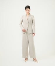 GDLGD04360 Sybilla(シビラ) ハイウエストストレートパンツ グレージュ