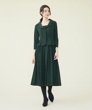 GDPAS97360 Sybilla(シビラ) トリアセドライポンチワンピース ディープグリーン