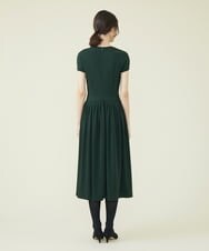 GDPAS97360 Sybilla(シビラ) トリアセドライポンチワンピース ディープグリーン