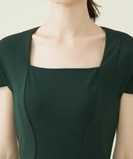 GDPAS97360 Sybilla(シビラ) トリアセドライポンチワンピース ディープグリーン