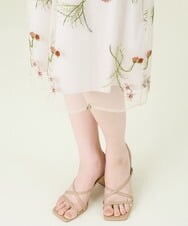 GDPGQ08590 Sybilla(シビラ) 【広瀬アリスさん ドラマ着用】ボタニカル刺繍チュールスリーブドレス ベージュ