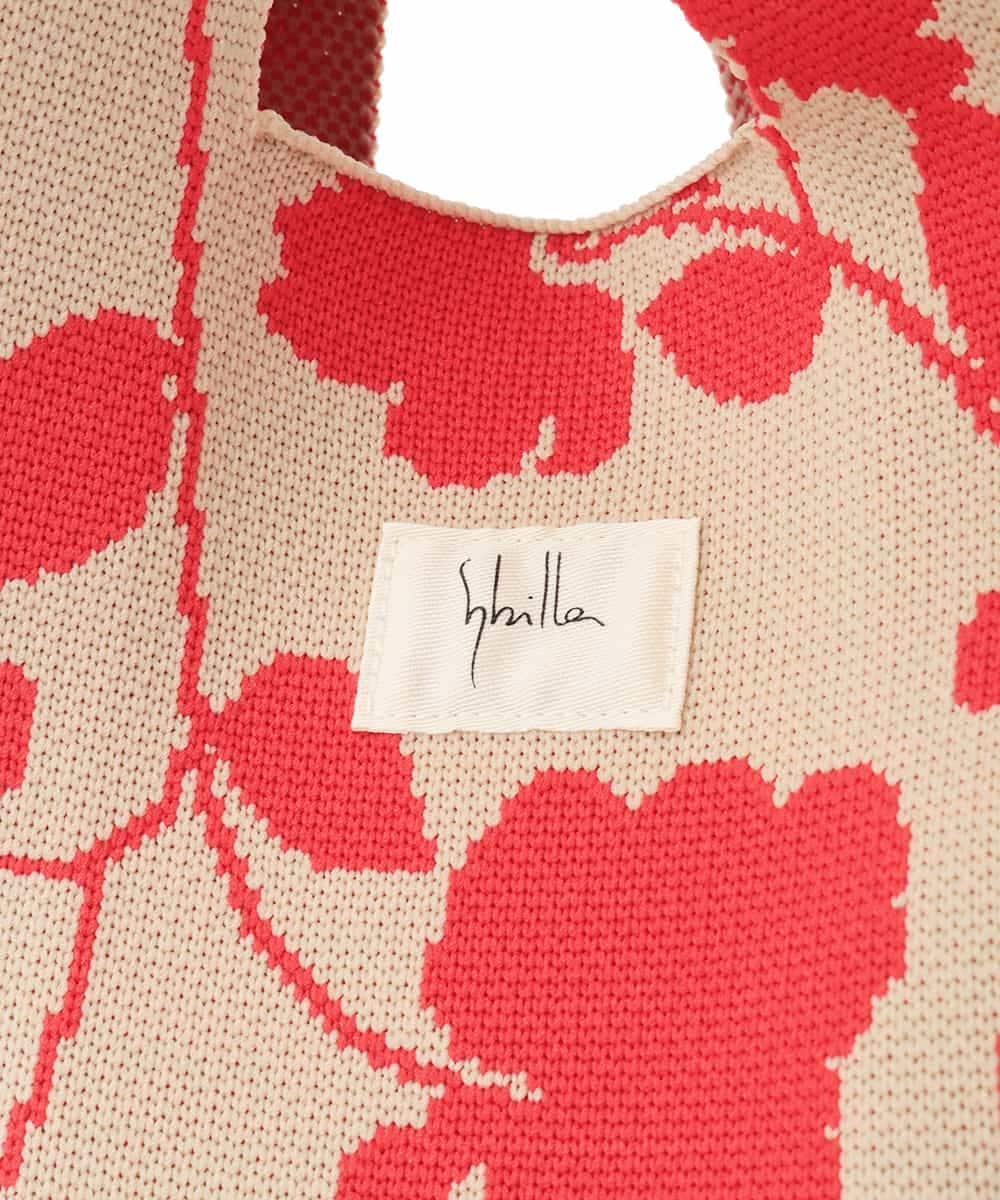 GE5GD01016 Sybilla(シビラ) ニットトートバッグ ピンク