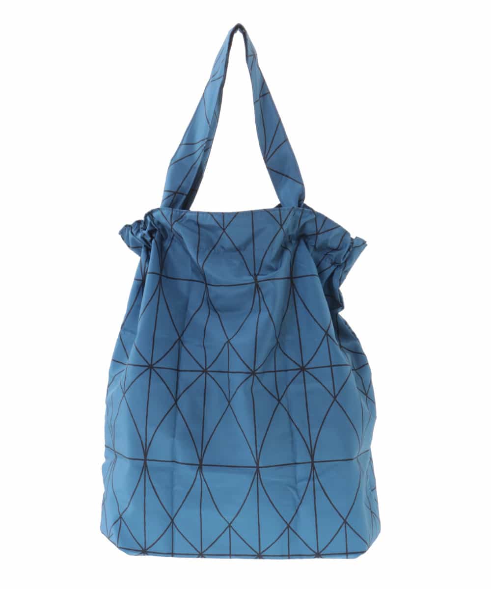 GE8AP02020 Sybilla(シビラ) ポケッタブルエコトート(ジオメトリック柄) ブルー