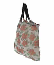 GE8GV01023 Sybilla(シビラ) シアープリントエコバッグ アイボリー