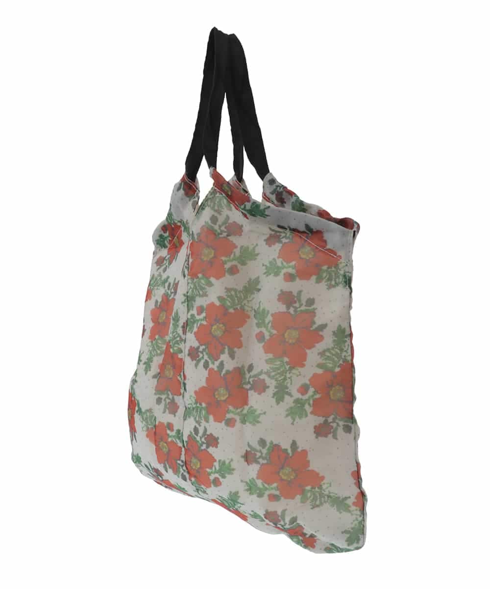 GE8GV01023 Sybilla(シビラ) シアープリントエコバッグ アイボリー