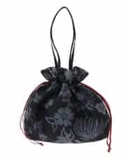 GE8GV02020 Sybilla(シビラ) シアープリントミニトートバッグ ブラック