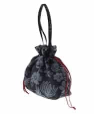 GE8GV02020 Sybilla(シビラ) シアープリントミニトートバッグ ブラック