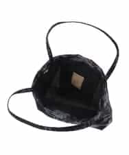 GE8GV02020 Sybilla(シビラ) シアープリントミニトートバッグ ブラック