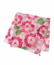 GE9AV01010 Sybilla(シビラ) 大判フラワーモチーフハンカチ ピンク