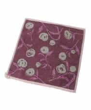 GE9AV02006 Sybilla(シビラ) フラワータオルハンカチ ピンク