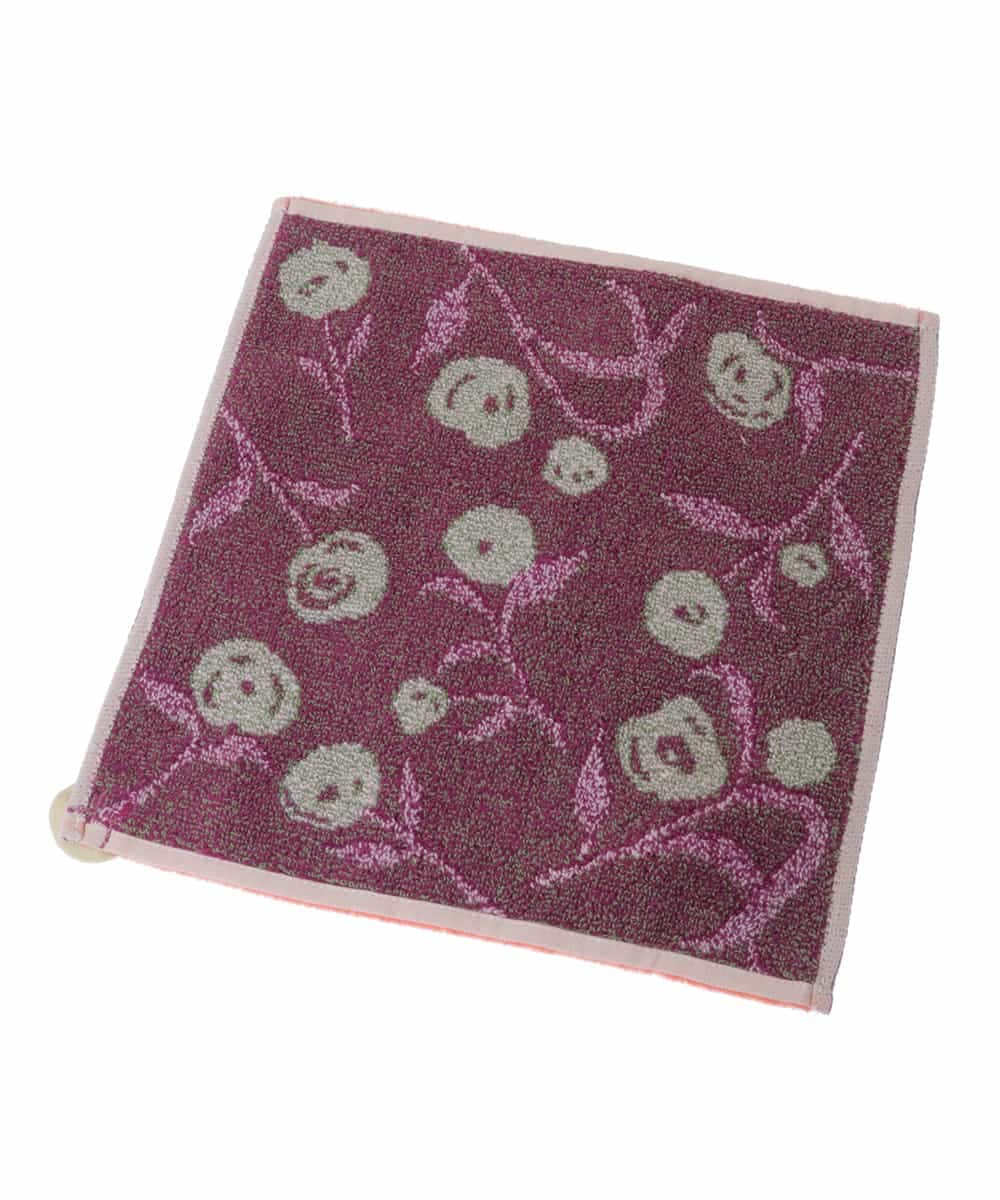 GE9AV02006 Sybilla(シビラ) フラワータオルハンカチ ピンク