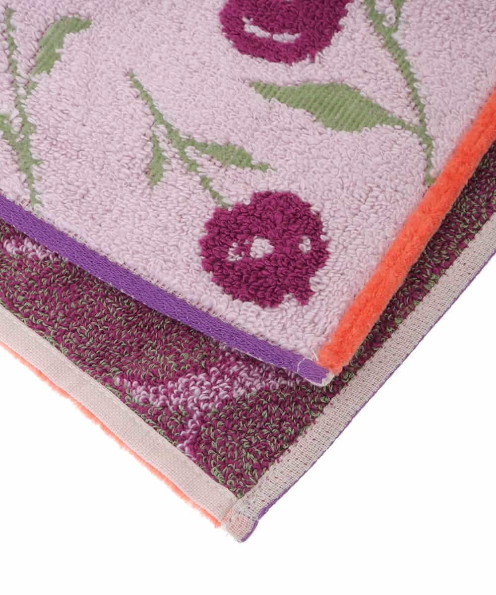 GE9AV02006 Sybilla(シビラ) フラワータオルハンカチ ピンク