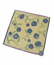 GE9AV02006 Sybilla(シビラ) フラワータオルハンカチ イエロー