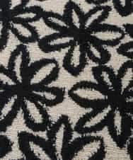 GE9AV05006 Sybilla(シビラ) ステッチパイピングフラワータオルハンカチ アイボリー