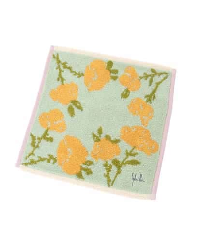 GE9GA03006 Sybilla ボタニカルフラワータオルハンカチ