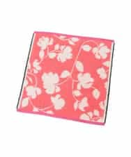 GE9GD02006 Sybilla(シビラ) シャドーフラワー柄タオルハンカチ アイボリー×ピンク